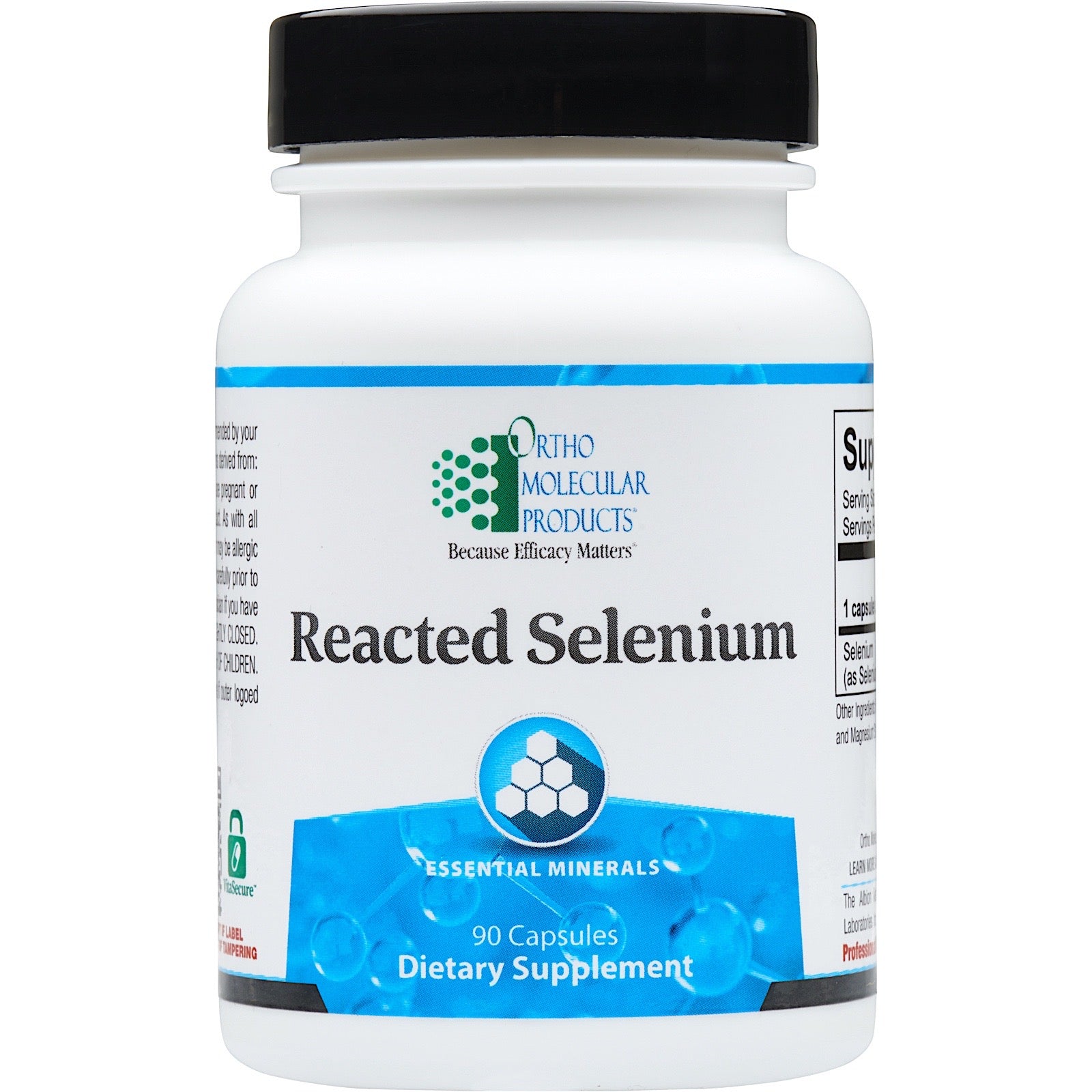 Ortho Molecular, Reacted Selenium, 90 Capsules UPC 615033002541 | Hilife Vitamins
